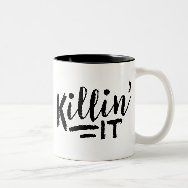 Bicolor Killin él taza de café (Derecha)