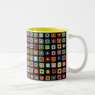 Bicolor La abuelita del vintage ajusta la taza del