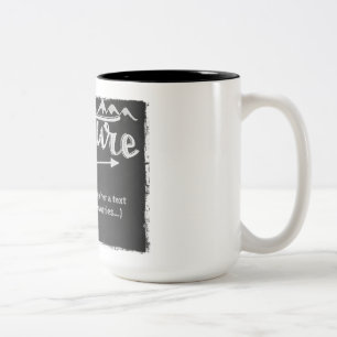 Bicolor La aventura está llamando la taza