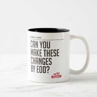 Bicolor La décimosexto revisión - taza de lunes