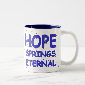 Bicolor La esperanza salta taza eterna