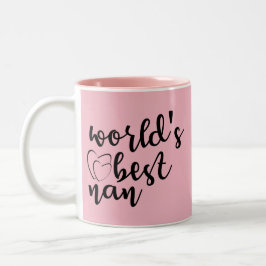 Bicolor La mamá divertida cita - la mejor taza de NaN del