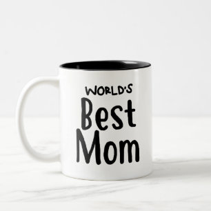 Bicolor La mejor mamá del mundo - taza del té del café