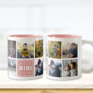Bicolor La mejor taza con foto personalizada de MIMI