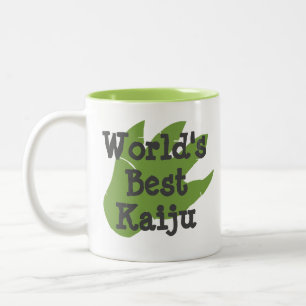 Bicolor La mejor taza de café de Kaiju del mundo