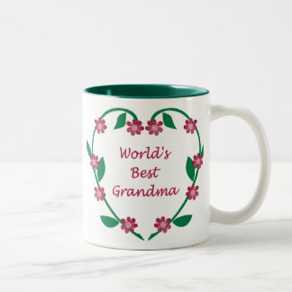 Bicolor La mejor taza de la abuela del mundo