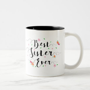 Bicolor La mejor taza de la hermana nunca