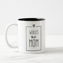 La mejor taza de mamá del mundo, regalo del Día de