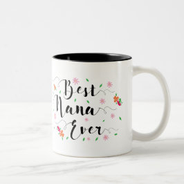 Bicolor La mejor taza de Nana nunca