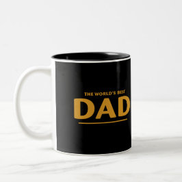 Bicolor La mejor taza de papá del mundo