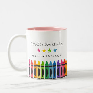 Bicolor La mejor taza de regalo para profesores del mundo