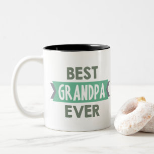 Bicolor La mejor taza del arte de la palabra del abuelo