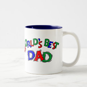 Bicolor La mejor taza del papá del mundo
