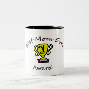 Bicolor La mejor taza del premio de la mamá nunca