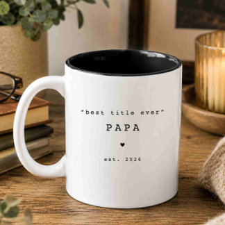 Bicolor La Mejor Taza Personalizada para Papá