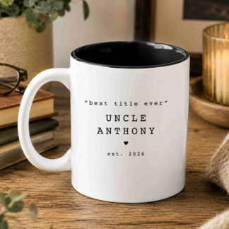 Bicolor La Mejor Título de Tío Taza Personalizada