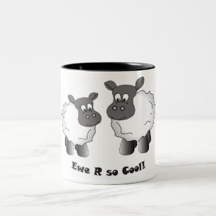 Bicolor La oveja r refresca tan la taza