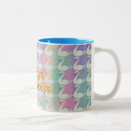 Bicolor La princesa del cisne - taza del cisne del Odette