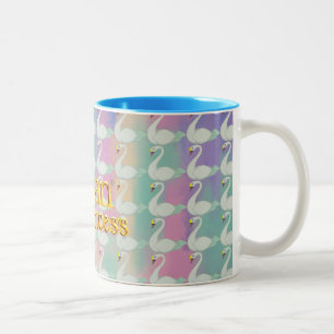 Bicolor La princesa del cisne - taza del cisne del Odette