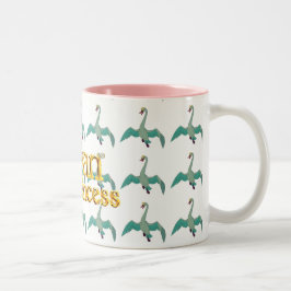 Bicolor La princesa del cisne - taza del cisne del Odette