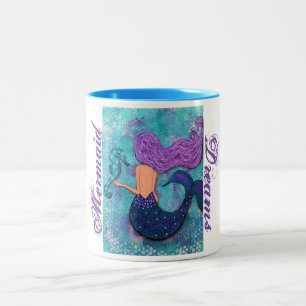 Bicolor La sirena soña la taza