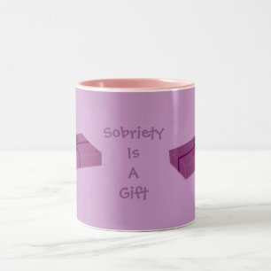 Bicolor La "sobriedad es taza bonita de un regalo"