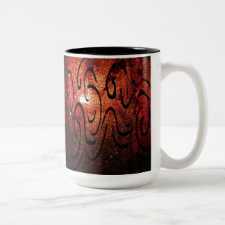 Bicolor ¡La taza abstracta del ámbar!