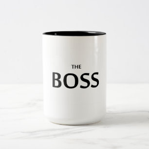 Bicolor La taza de Boss