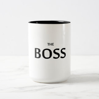 Bicolor La taza de Boss