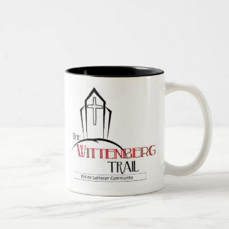 Bicolor La taza de café del rastro de Wittenberg