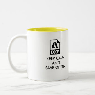 Bicolor La taza de café perfecta del diseñador de Autoca