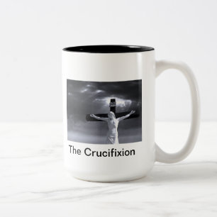 Bicolor La taza de crucifixión