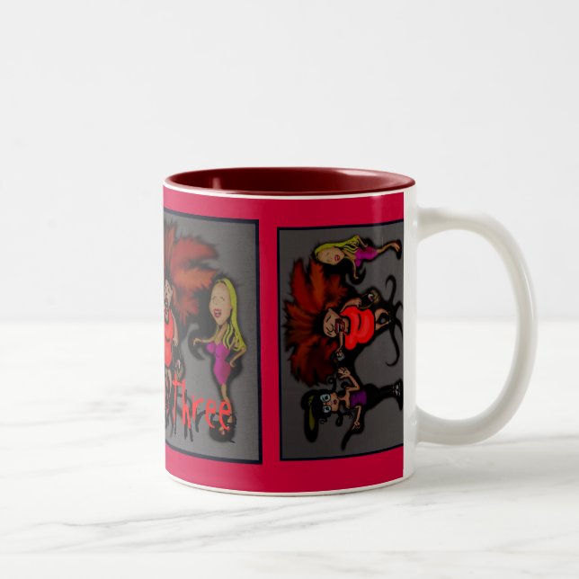Bicolor La taza de la diva tres (Derecha)
