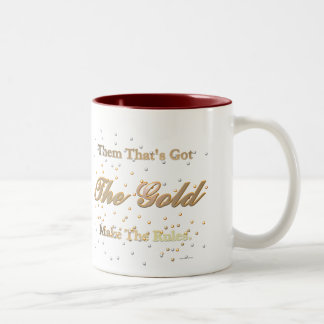 Bicolor La taza de la norma de oro