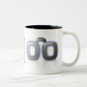 Bicolor La taza de las gafas