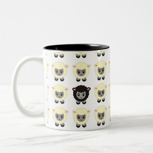 Bicolor La taza de las ovejas negras (Izquierda)
