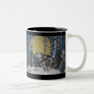 Bicolor La taza de los LOBOS