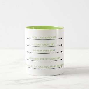 Bicolor La taza de Melanie