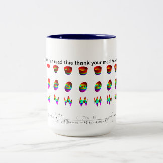 Bicolor La taza de Zernike, agradece a su profesor de