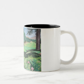 Bicolor La taza del amante del golf