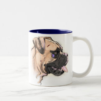 Bicolor La taza del boxeador