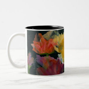 Bicolor la taza del Dos-tono lleva a cabo 11 onzas con el