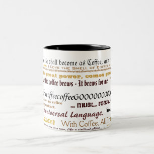 Bicolor La taza - edición del café