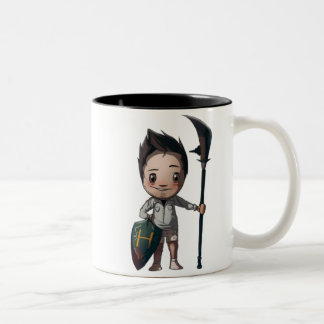 Bicolor La taza feliz del avellanador