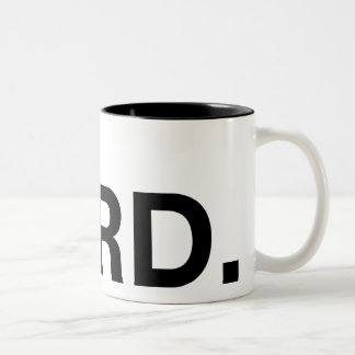 Bicolor La taza libre del empollón del gluten