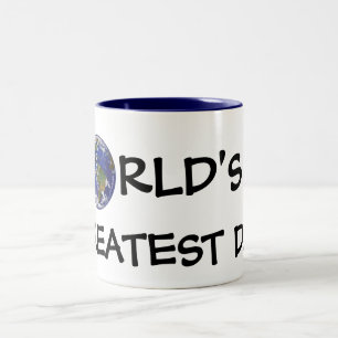 Bicolor La taza más grande del papá del mundo