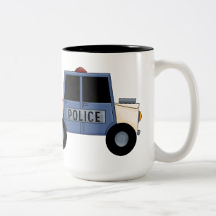 Bicolor La taza más grande del policía del mundo