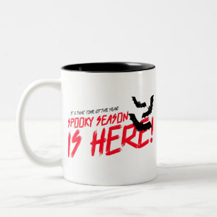 Bicolor La Temporada Espeluznante Ha Llegado Taza Clásica 