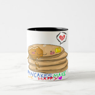 Bicolor las crepes me hacen la taza feliz