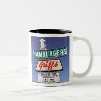 Bicolor Las HAMBURGUESAS de Griff - taza